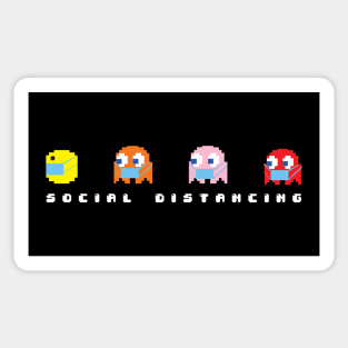 Social Distancing Pacman Sticker